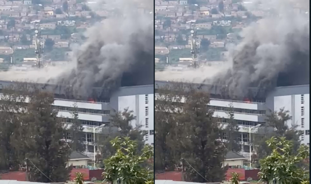 A fire that broke out at the headquarters of the Traffic and Road Safety department of the Rwanda National Police on Sunday did not cause any major losses. Courtesy