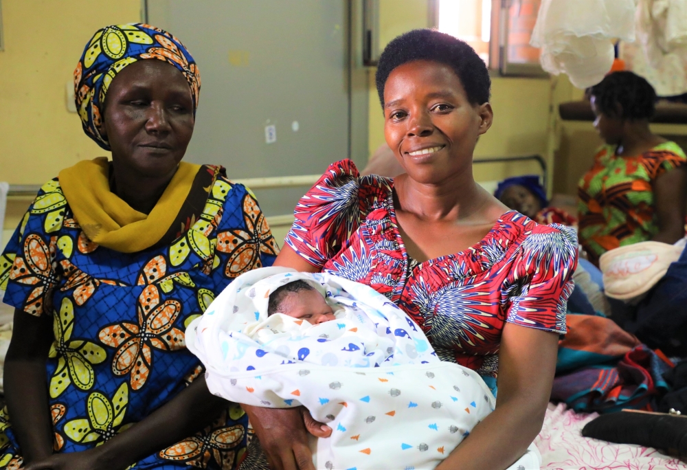One of the 57 babies who were born on Christmas in four major hospitals in Kigali,on Sunday, December 25. Among the newborns, there are twins who were named Emmanuel and Eliel at Kacyiru Hospital. Photo by Craish Bahizi