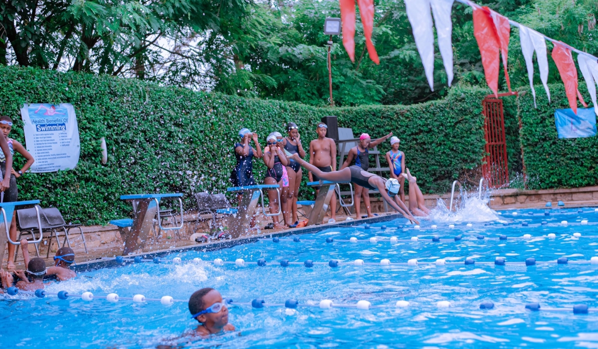 Some of 130 young athletes who were identified to start early preparations for the 2026 Youth Olympic Games that will take place in Dakar, Senegal. Courtesy