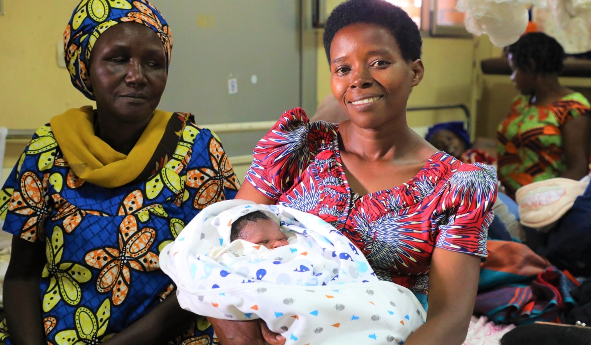 One of the 57 babies who were born on Christmas in four major hospitals in Kigali,on Sunday, December 25. Among the newborns, there are twins who were named Emmanuel and Eliel at Kacyiru Hospital. Photo by Craish Bahizi