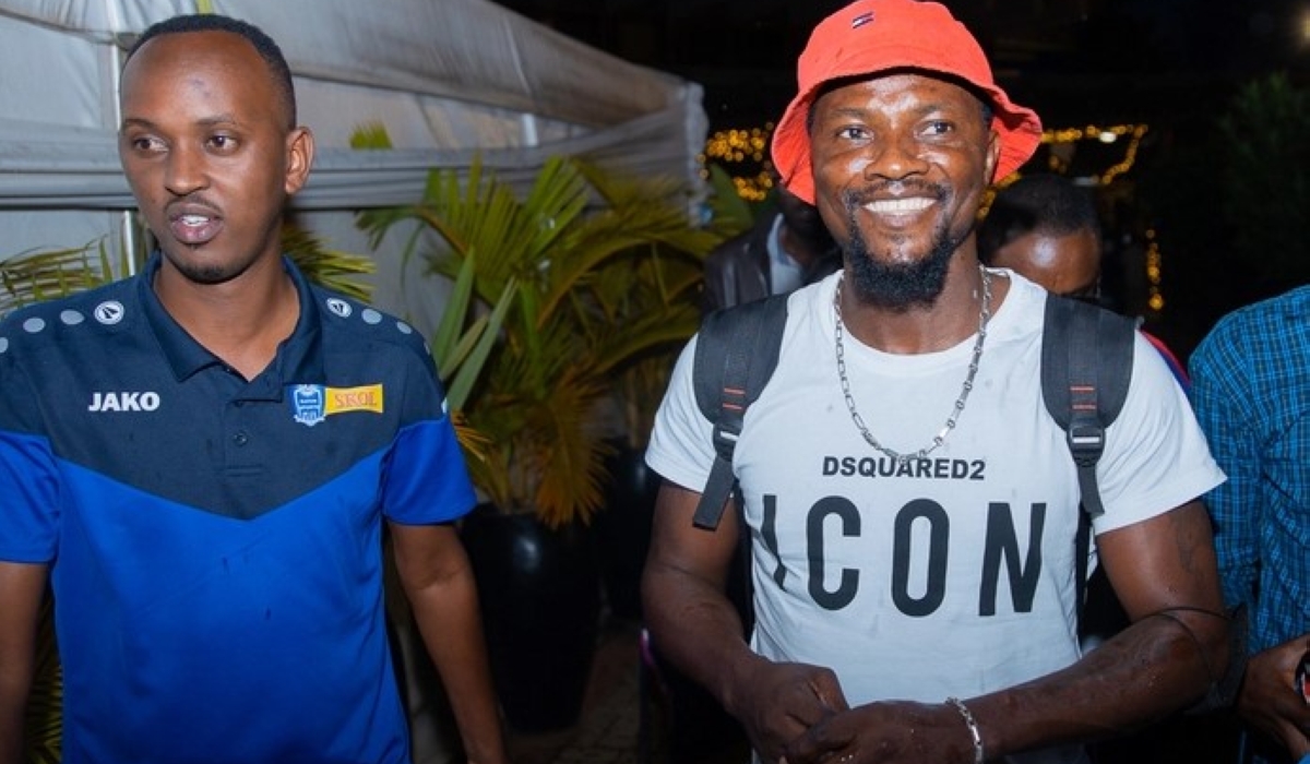 Former Rayon Sports forward, Héritier Luvumbu Nzinga arrives in Kigali On December 28. Luvumbu is expected to sign a year contract with Rayon Sports.Photo by Igihe