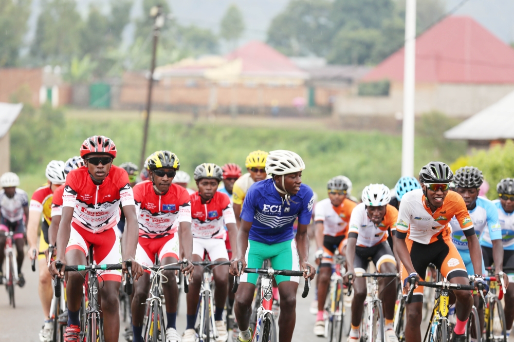 Local riders during Rwanda Cycling Cup race.  A total of 18 teams are expected to take part at the inaugural Nyanza Royal Race slated for Friday, December 30, in Nyanza District.Sam Ngendahimana
