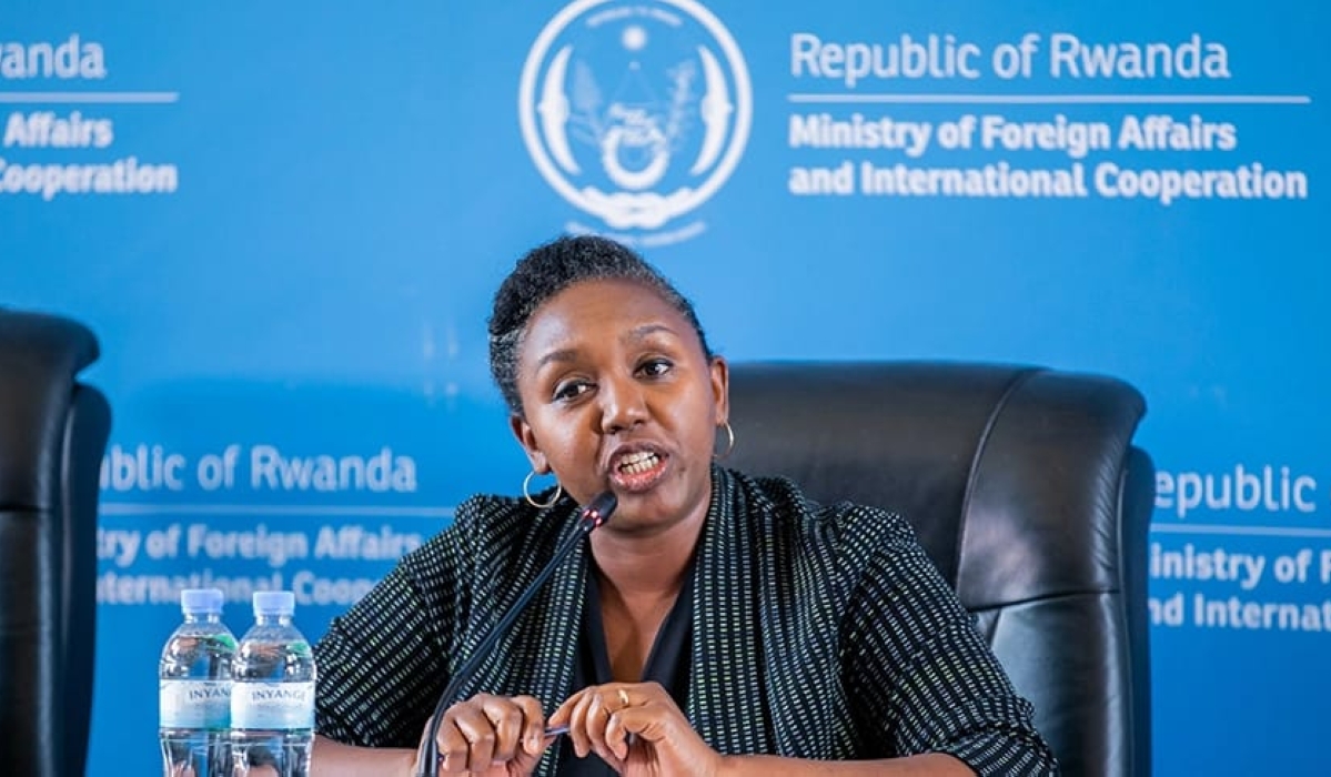 Yolande Makolo, the government spokesperson, says Rwanda is concerned about the fate of two citizens detained in DR Congo.