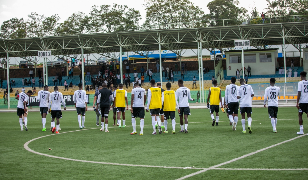 APR FC players after a league match against Gasogi United. Works to revamp Kigali Stadium will start on January 4 in efforts to ensure that the stadium fulfills the standards required by FIFA. Mugwiza