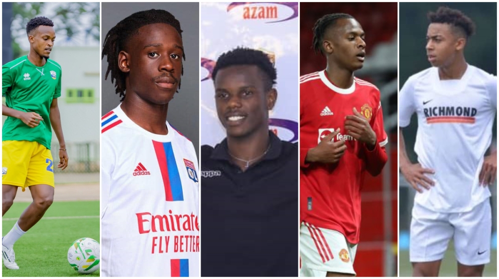 (L-R): Arthur Gitego, Irvyn Lomami, Clement Niyigena, Noam Emeran, Noe Uwimana. Photo: Courtesy.