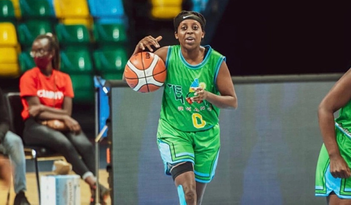 Point guard Rosine Micomyiza is among the four players who signed for REG women basketball Club.