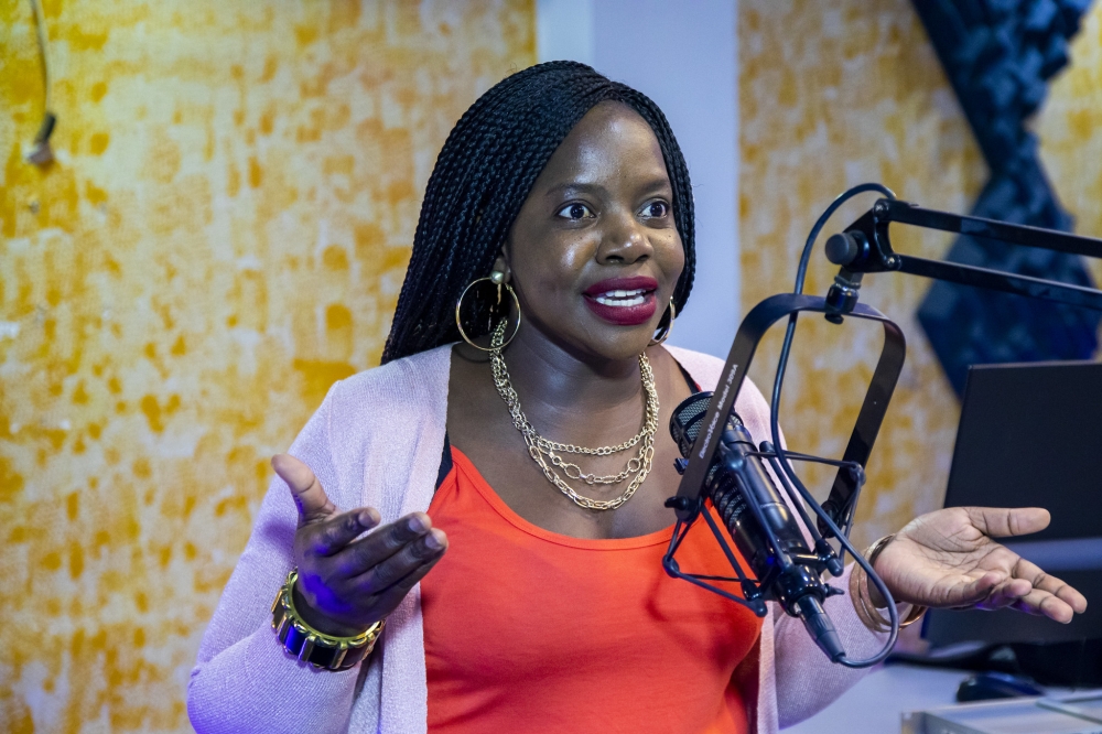 Rebecca Namitala, commonly known as Lady Bezo during an interview with The New Times at Royal FM studios. Photo by Willy Mucyo