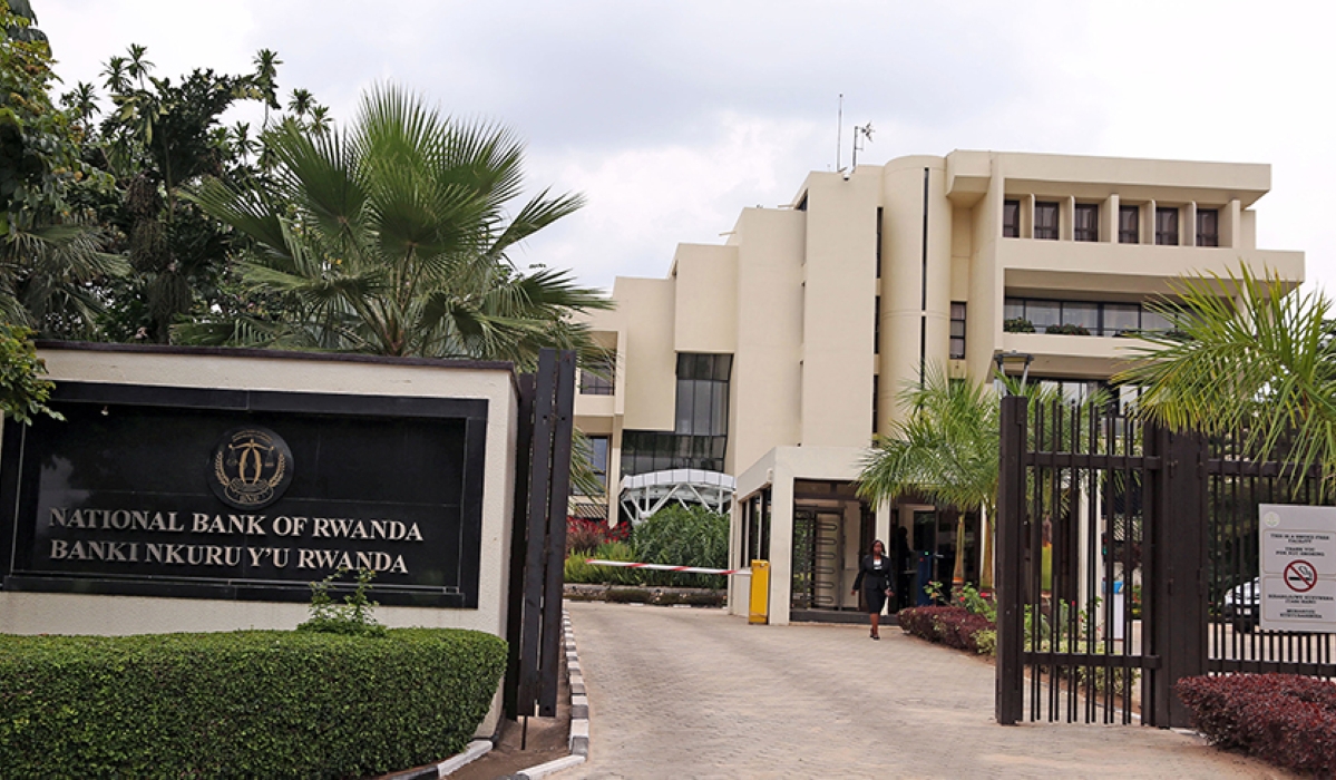 Rwanda Central Bank Head offices in Kigali. The National Bank  has announced its decision to reinstate the reserve requirement ratio to the pre-covid-level of 5 per cent, effective this month. Courtesy
