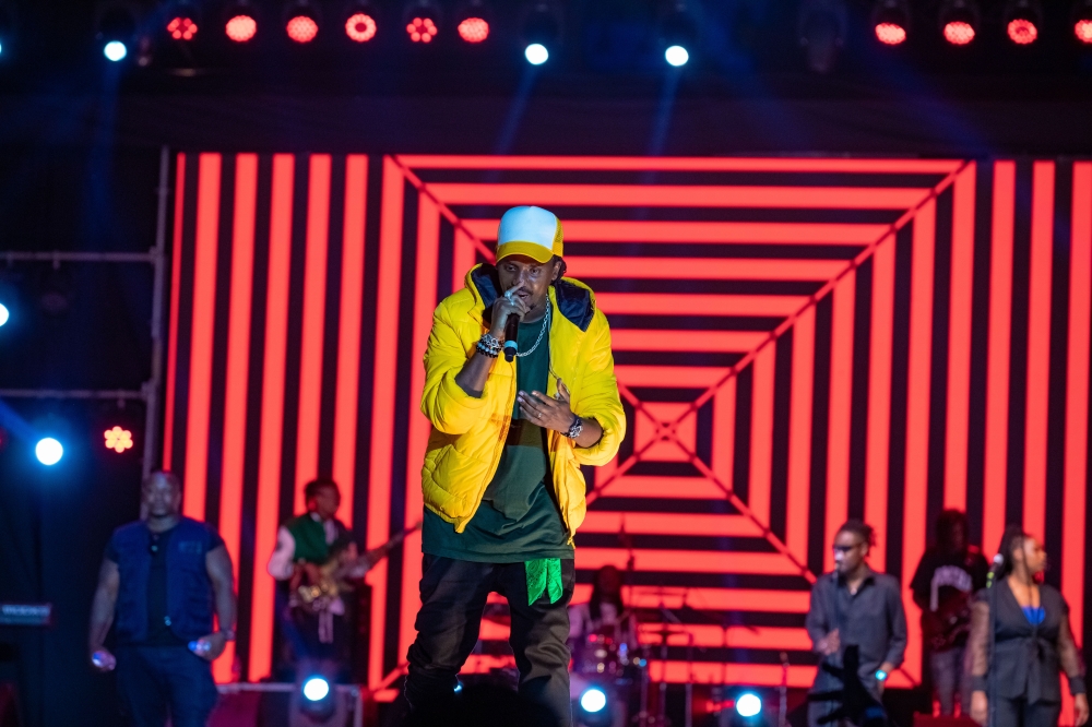 Riderman was one of the headliners at 14th edition of the East African Party.  East African Promoters vowed to not bring back foreign artistes as concert headliners. Photo by  Dan Kwizera.