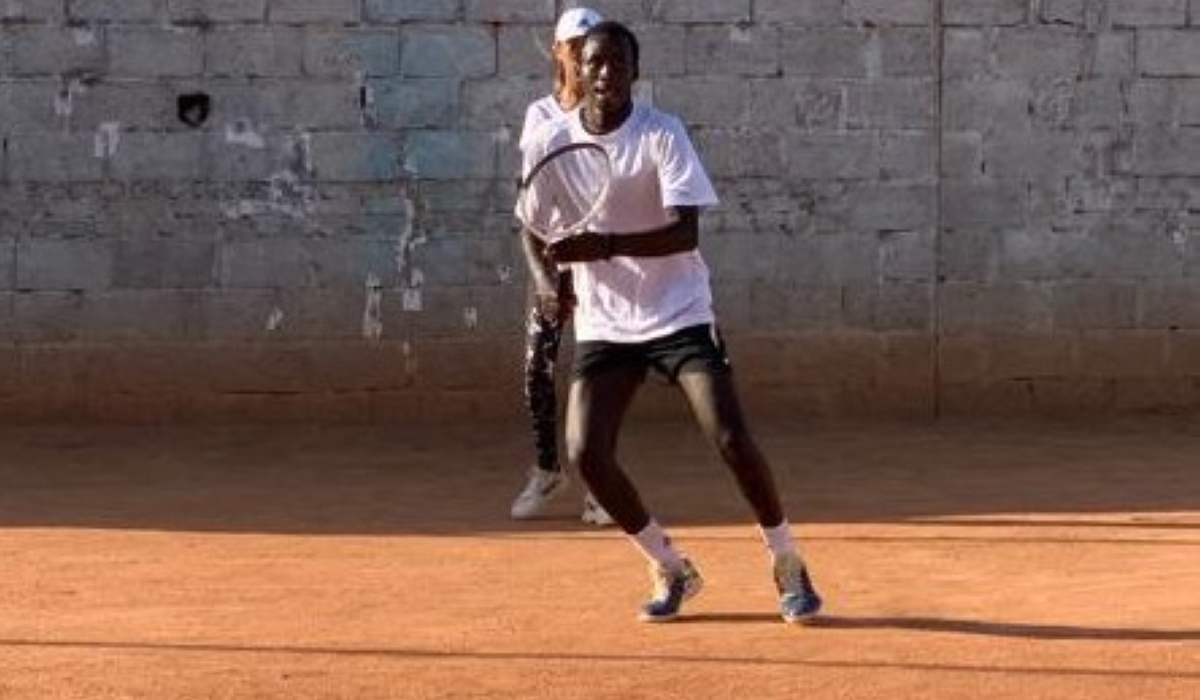 Rwanda’s tennis prodigy Emmy Mugisha went to the United States Friday, December 30, to start his tennis scholarship at Bethel University, a private Christian university and seminary in Arden Hills.