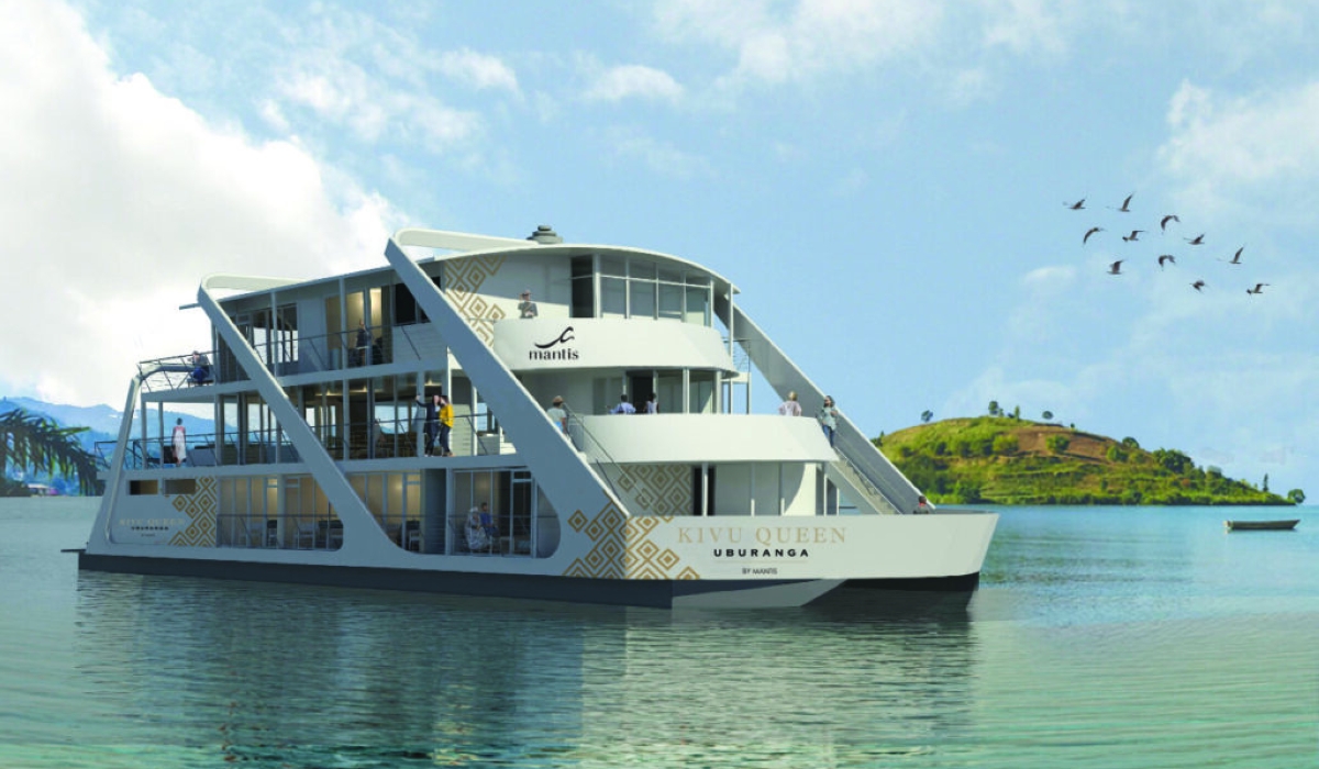 The newly constructed motor yacht Kivu Queen Uburanga, will be unveiled in June 2023. COURTESY