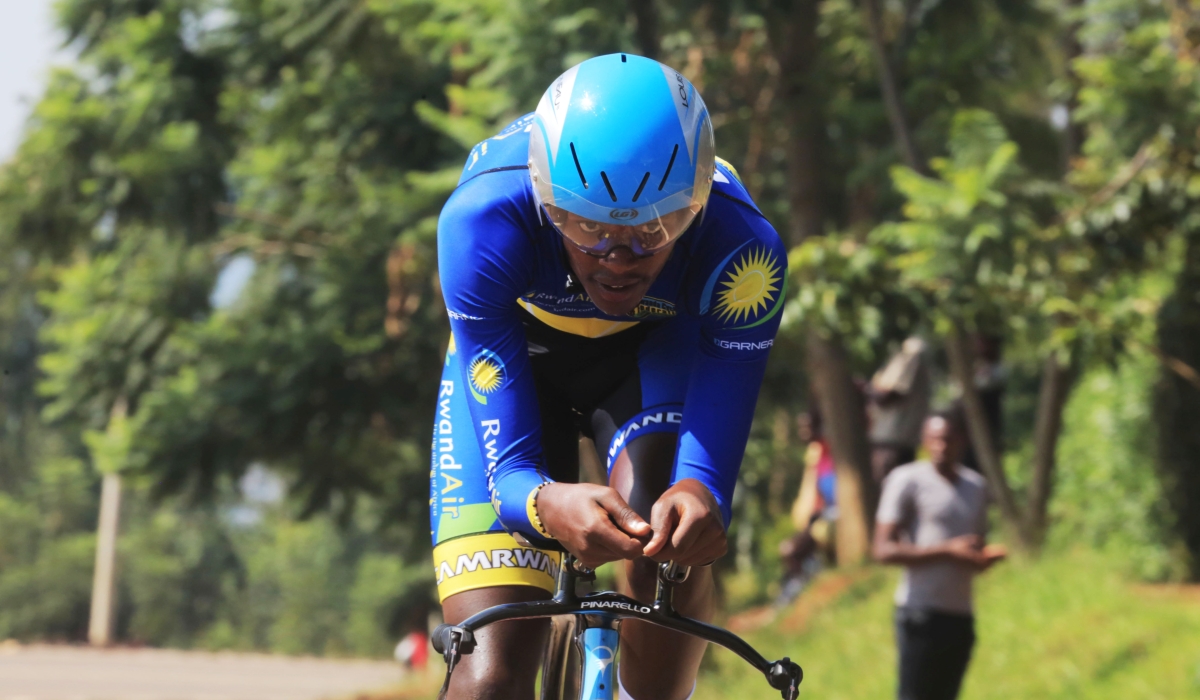 Team Rwanda cyclist Yves Nkurunziza has joined Kigali-based cycling club InovoTec. File