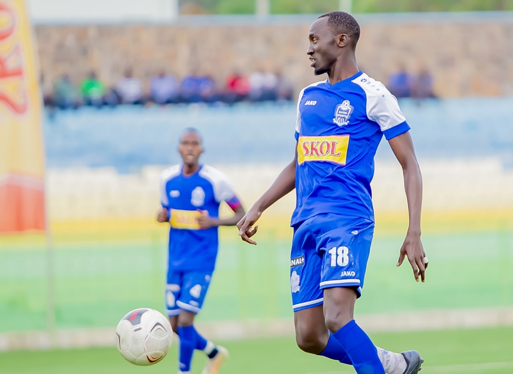 Former Rayon Sports player Bukuru during the game. Rutsiro FC have announced the signing of free agent Christophe Bukuru and striker Eric Kwizera from Burundian topflight side Olympic Star Muyinga FC.