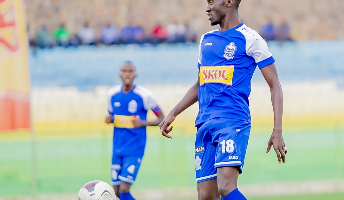 Former Rayon Sports player Bukuru during the game. Rutsiro FC have announced the signing of free agent Christophe Bukuru and striker Eric Kwizera from Burundian topflight side Olympic Star Muyinga FC.