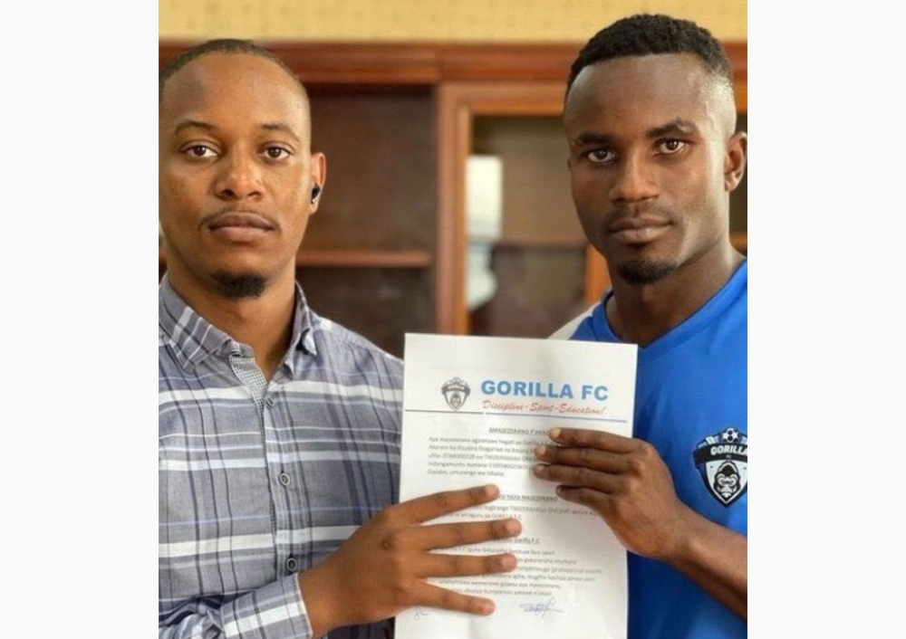Gorilla FC have signed striker Onesme Twizerimana on a six-month deal. Courtesy