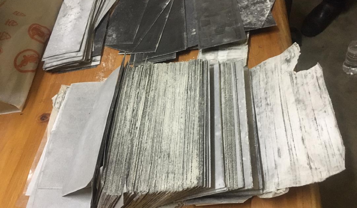 The two men were printing counterfeit dollar bills amounting to $100,000, approximately Rwf108.5 million.