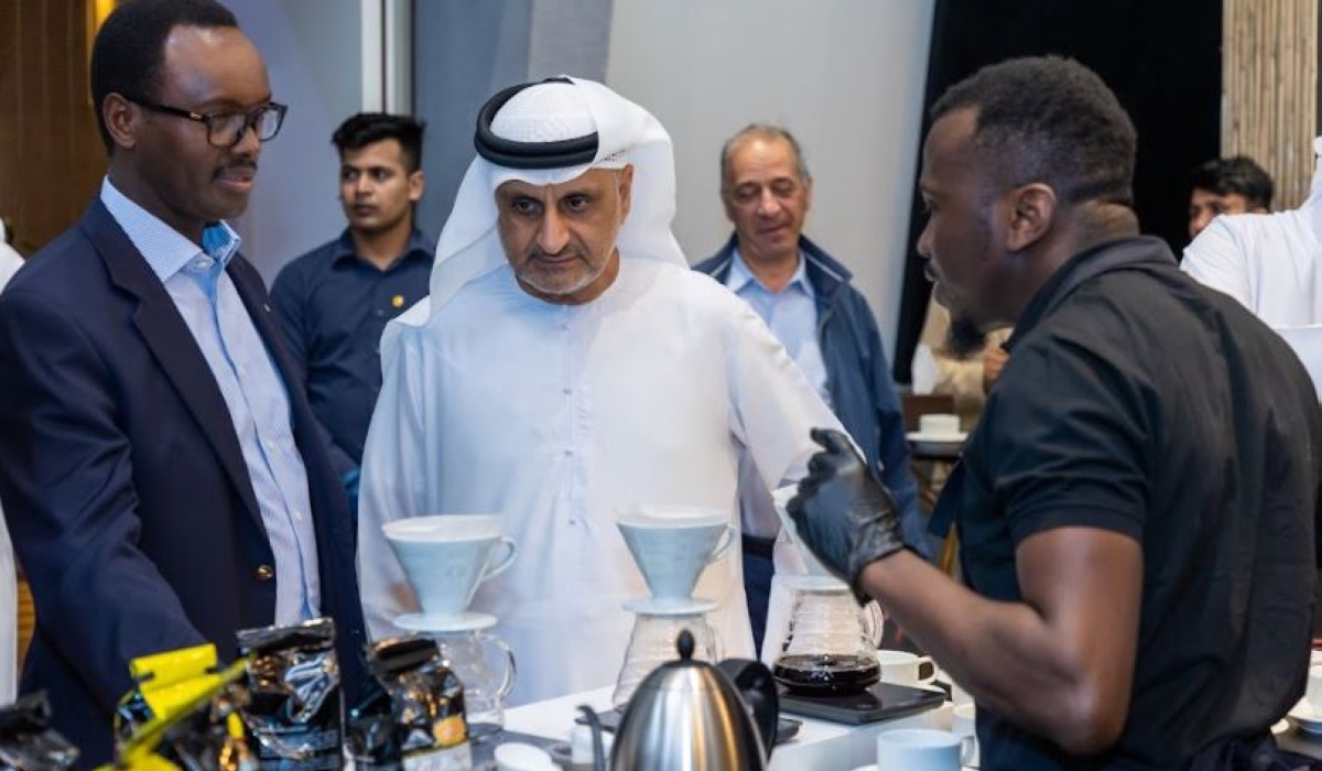 Rwanda’s Ambassador to the UAE Emmanuel Hategeka joined leaders from DUBUY and Dubai Multi Commodities Centre