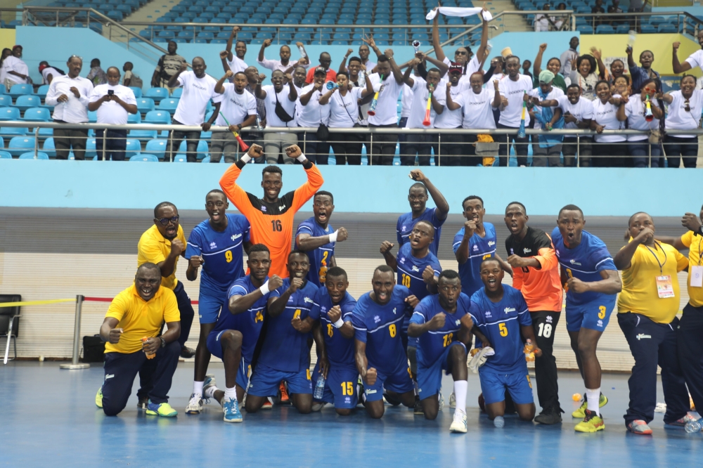 Rwanda U20 men’s national handball team beat Congo Brazzaville 34-32 at Gymnase Nicole OBA , on Tuesday evening, January 17.