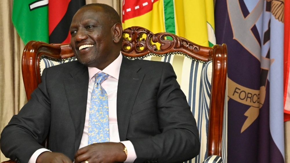 President William  Ruto speaks to members of  the East Africa Community  council of ministers, during a meeting he hosted in Nairobi, Kenya on Tuesday, January 17. Courtesy