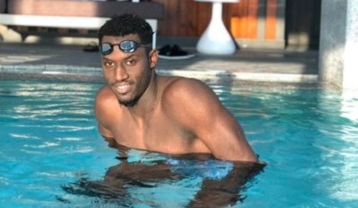 Rwanda’s fast-rising swimmer  Isihaka Iradukunda, has been ranked into the top 50 African butterfly swimmers in both 50 and 100 metres. courtesy