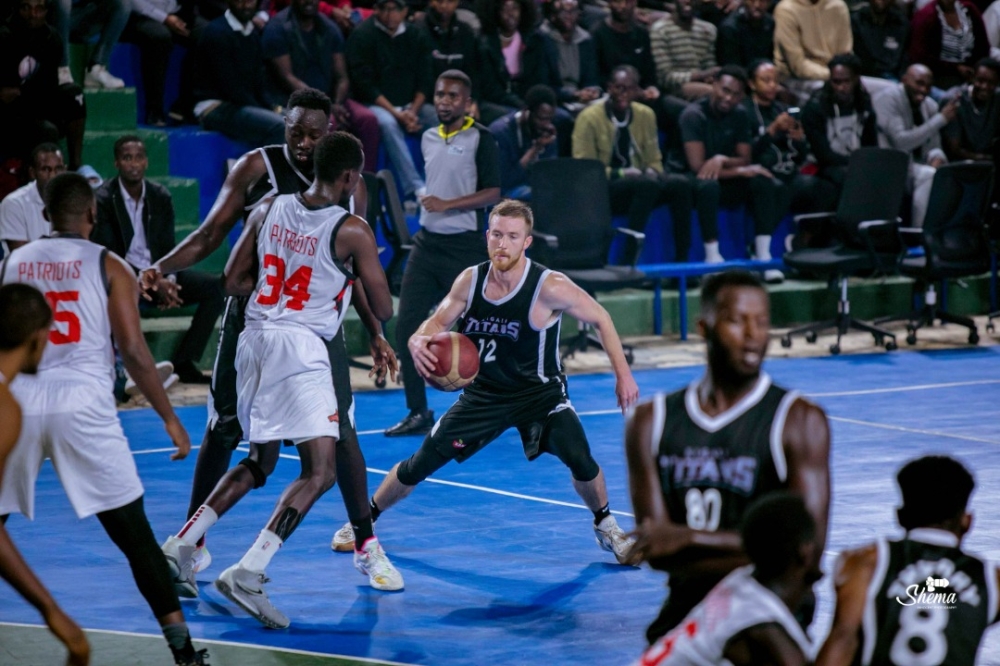 Kigali Titans stun Patriots 98- 85  last week at Kepler basketball playground. They are looking to pull another trigger against champions Rwanda Energy Group this evening at 9 pm. File