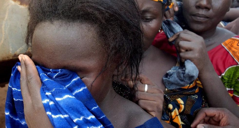 Some of the 62 women and four babies who were kidnapped on January 12 -13, They were freed from kidnappers and joined their families.