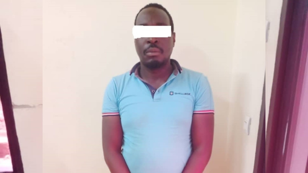 Aime Thierry Nteziryayo was detained on Saturday, January 21, after he tampered with his car air filters so as to pass the gas emission test. Courtesy