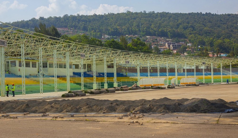 A view of Kigali Stadium that is under construction. Photo by Julius Ntare