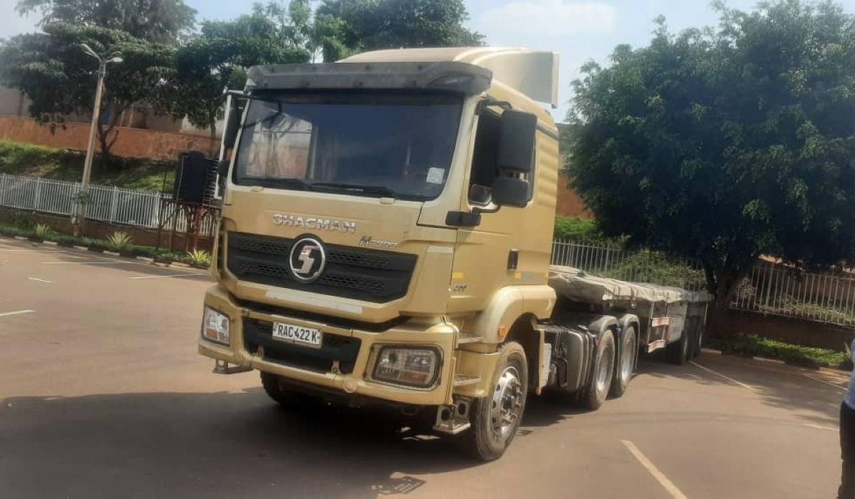 Jean Baptiste Harerimana was arrested Saturday, January 21, in Gikondo, Kicukiro District driving a trailer.