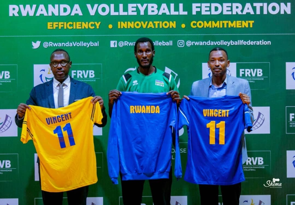 National Team Middle blocker Vincent ‘Gasongo’ Dusabimana retired from volleyball aged 37 on Sunday, January 22,