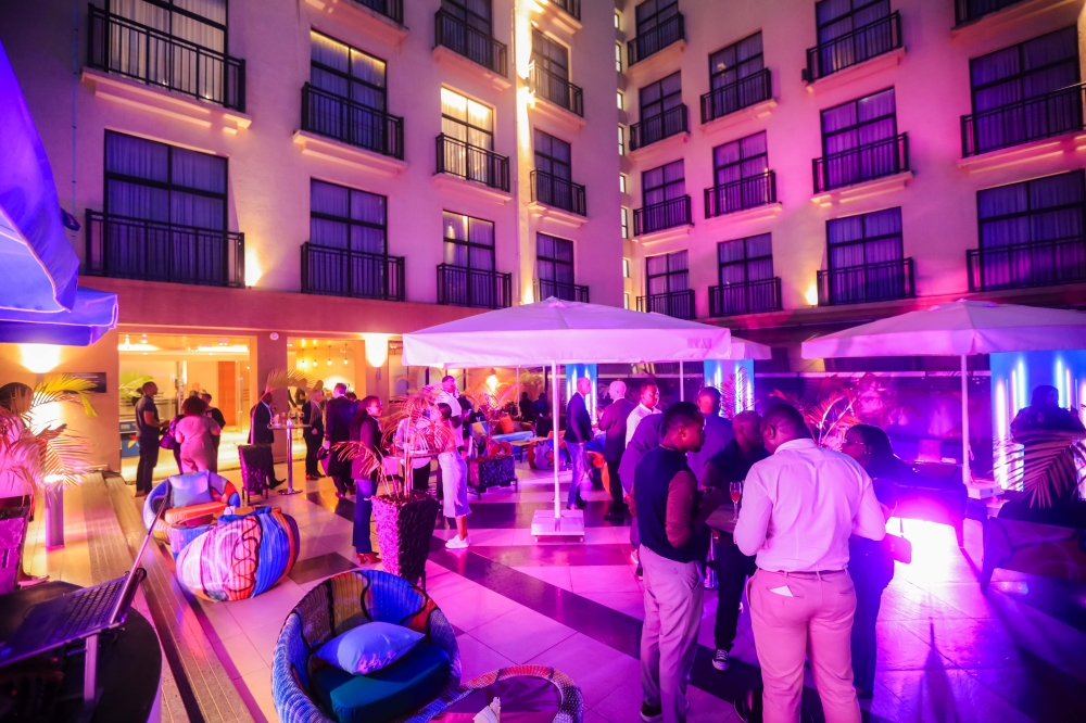 Guests who turn up for the launch of Coco Fizz Bar at the Four Points by Sheraton Kigali  last Friday, on January 20, 2023. Courtesy