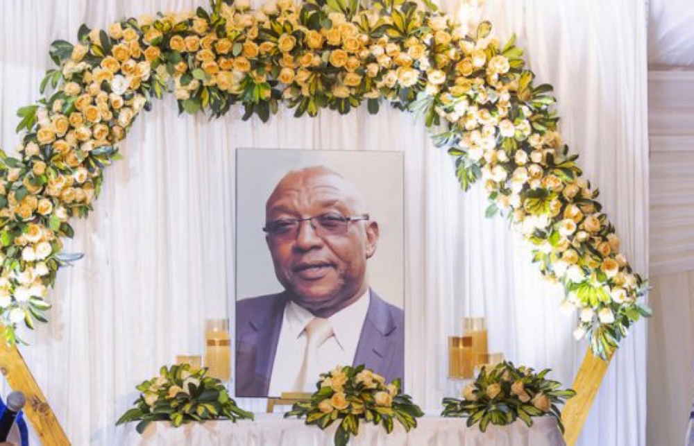 Family and friends, on Monday, January 23, bid farewell to Kalisa Mbanda, the chairman of the National Electoral Commission (NEC), who succumbed to illness on January 13. Courtesy