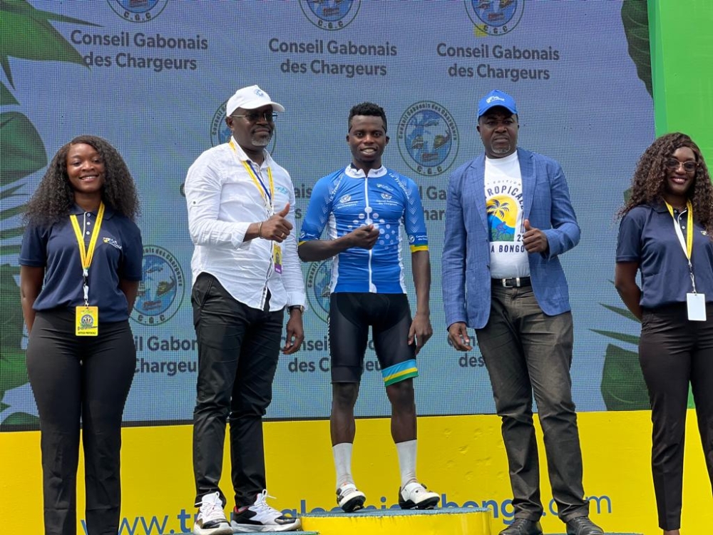 Moise Mugisha was awarded the most combative rider of 2nd stage during the ongoging La Tropicale 2023 edition. Courtesy