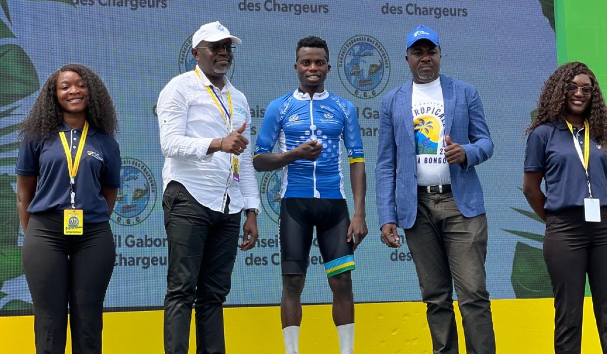 Moise Mugisha was awarded the most combative rider of 2nd stage during the ongoging La Tropicale 2023 edition. Courtesy