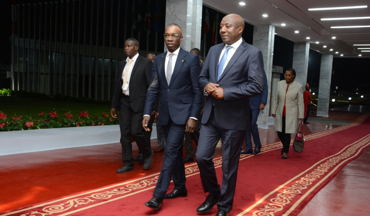 Prime Minister Edouard Ngirente has arrived in Dakar for the 2nd edition of the Dakar Summit on agriculture and agribusiness, on January 25. Courtesy