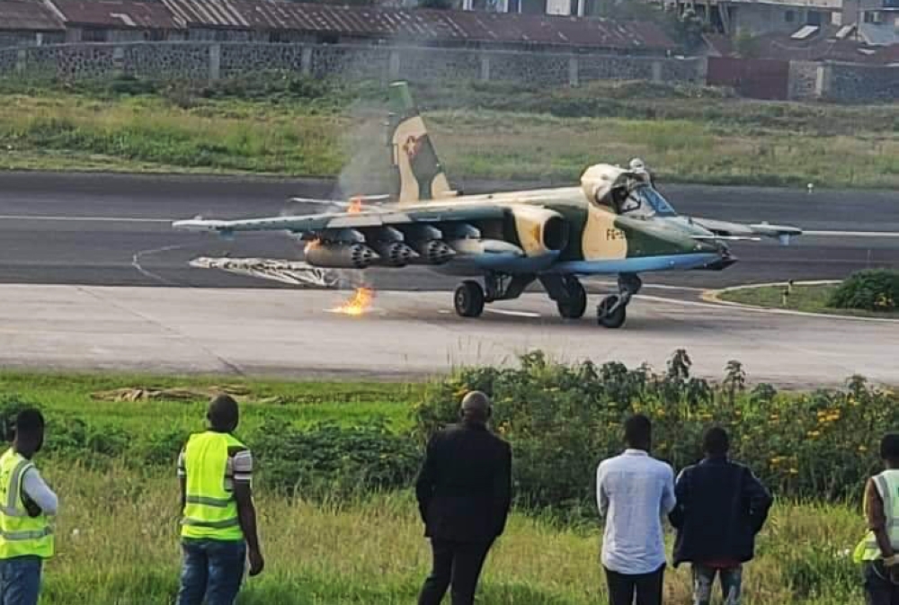 A Sukhoi-25 fighter jet from DR Congo violated Rwanda’s airspace on Tuesday, January 24, prompting Rwanda to take defensive measures. It was the third such incident involving a Congolese Sukhoi-25 fighter jet in three months. File