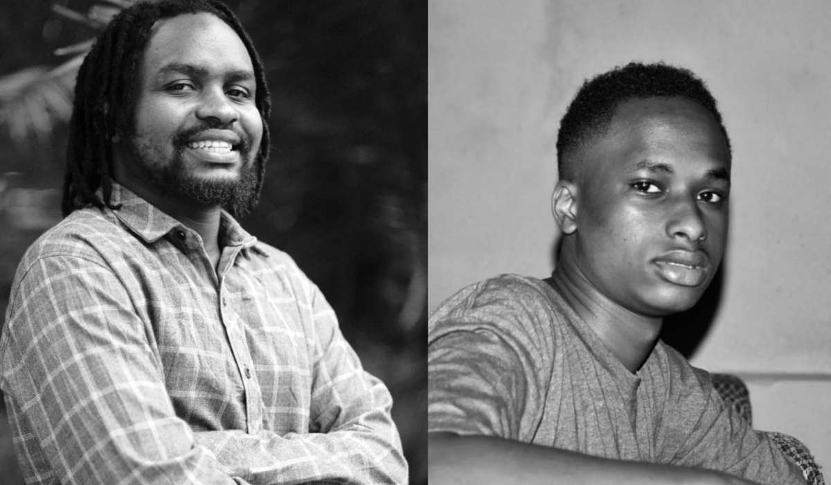 L-R: Romeo Niyigena and Henry Munyaneza. Both artists have art exhibitions scheduled for February. Courtesy photos.