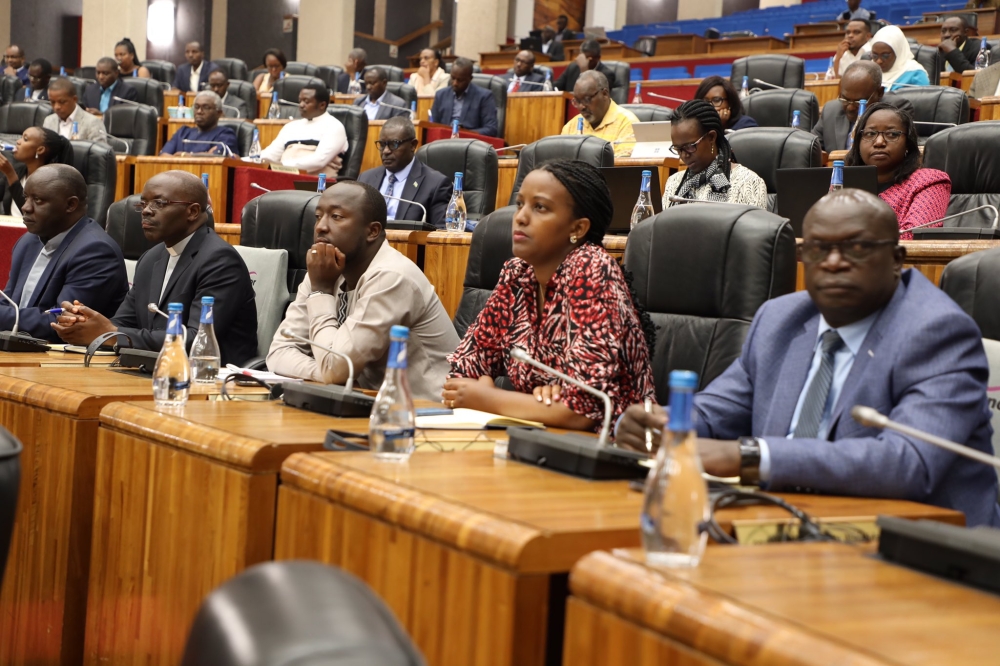 Some of the representatives of NGOs during a consultative meeting between the Chamber of Deputies and non-governmental organisations, universities and higher learning institutions on January 26. Courtesy