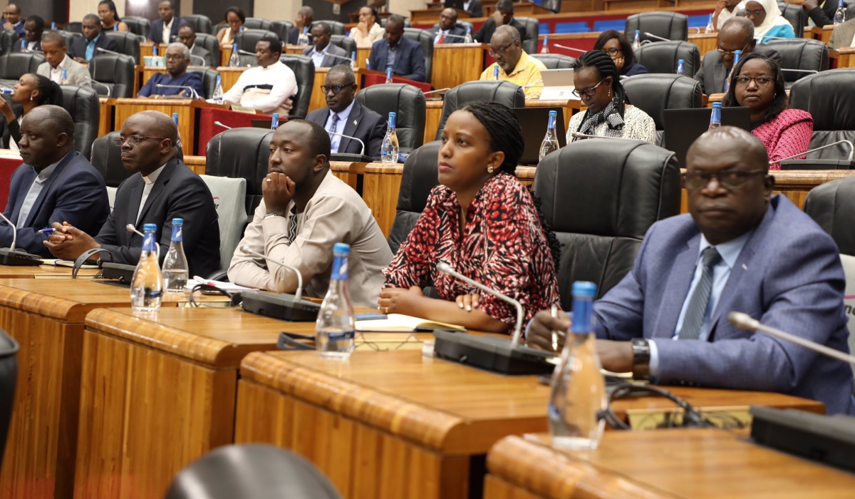 Some of the representatives of NGOs during a consultative meeting between the Chamber of Deputies and non-governmental organisations, universities and higher learning institutions on January 26. Courtesy