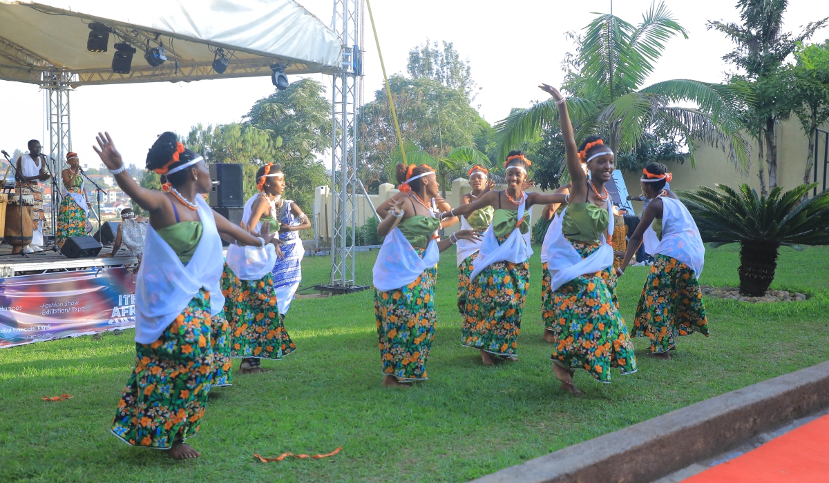 Burundi&#039;s &#039;Abeza B&#039;Akaranga&#039; performing at the festival. All photos by Dan Kwizera