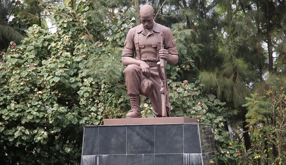 A monument that depicts Rwanda&#039;s unknown soldier during the Liberation struggle. / Photo by Craish Bahizi
