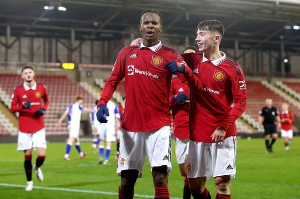 Noam Emeran scored a match winner in Manchester United U21’s 2-1 win over Blackburn Rovers U21 before making way for substitute Toby Collyer in the 82nd minute.