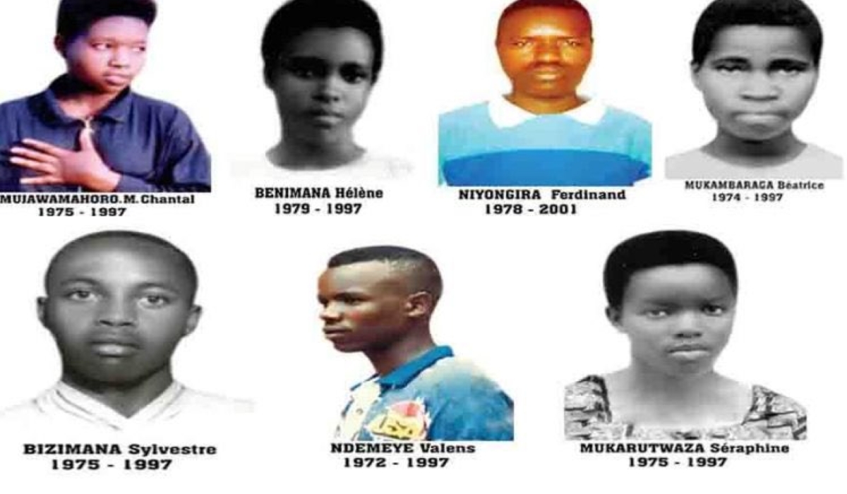 Nyange Heroes, the former students of Ecole Secondaire de Nyange were killed on 18 March 1997. Courtesy