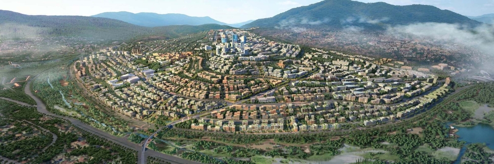 An artist impression of Kigali City Master Plan 2050. Courtesy