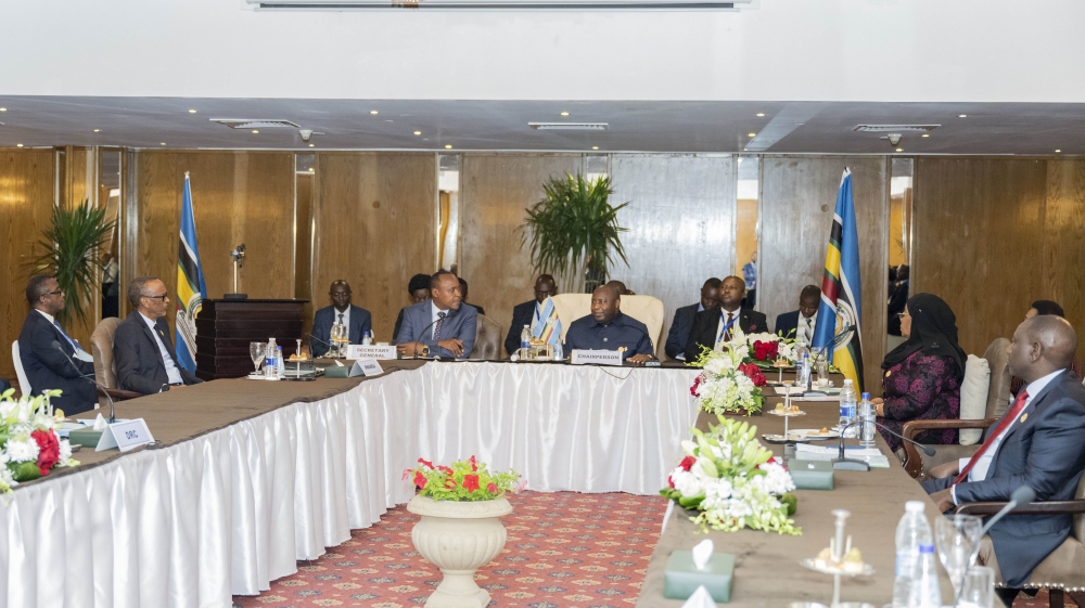 EAC Heads of States at High Level Consultative Meeting on Eastern DRC,in  Sharm El-Sheikh, on November 7, 2022 . They will meet  in Bujumbura, Burundi,on February 4, to evaluate the security situation in DR Congo. Courtesy