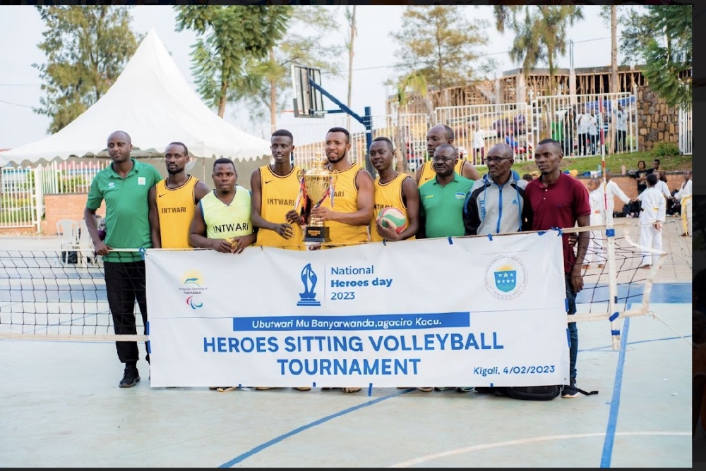 Gasabo Sitting volleyball team are Heroes Cup Champions.