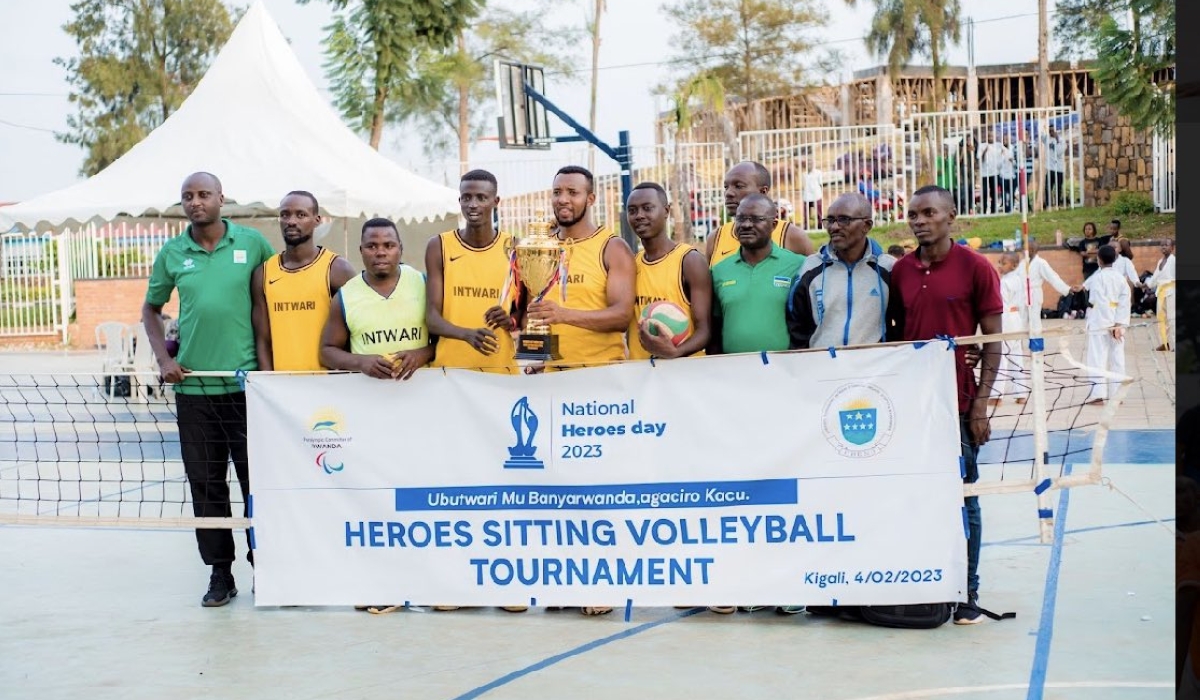 Gasabo Sitting volleyball team are Heroes Cup Champions.
