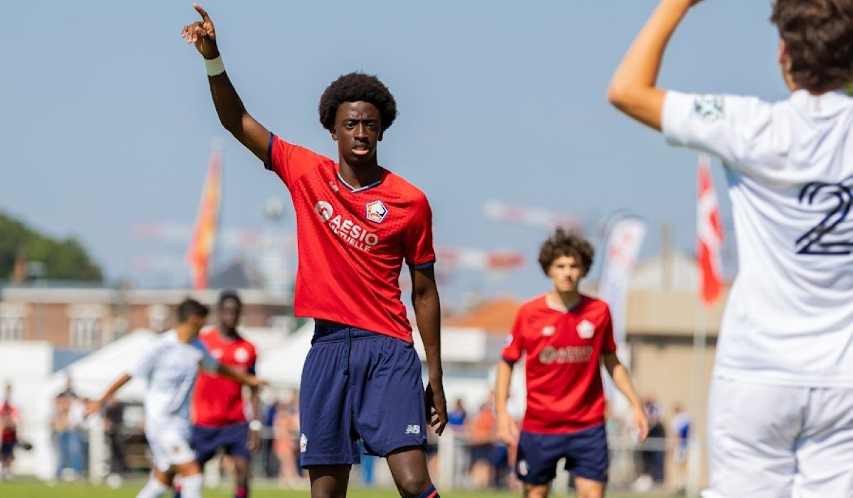 Offensive midfielder Hakim Sahabo was in action and had a superb game for Lille who drew 1-1 with Caen U19. Internet