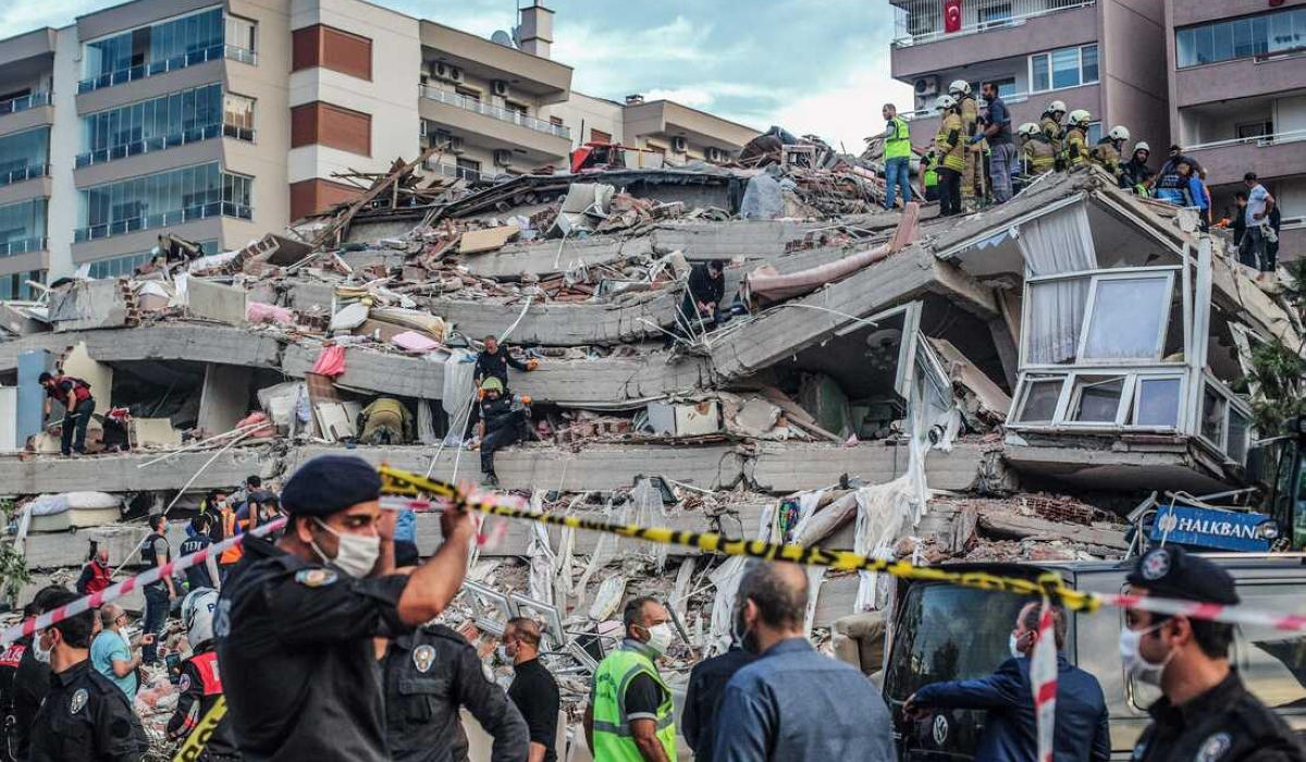 The ongoing rescue activities to search for victims of the earthquake that killed more than 2,600 people across a swathe of southern Turkey and northwest Syria on Monday, January 6. Internet.