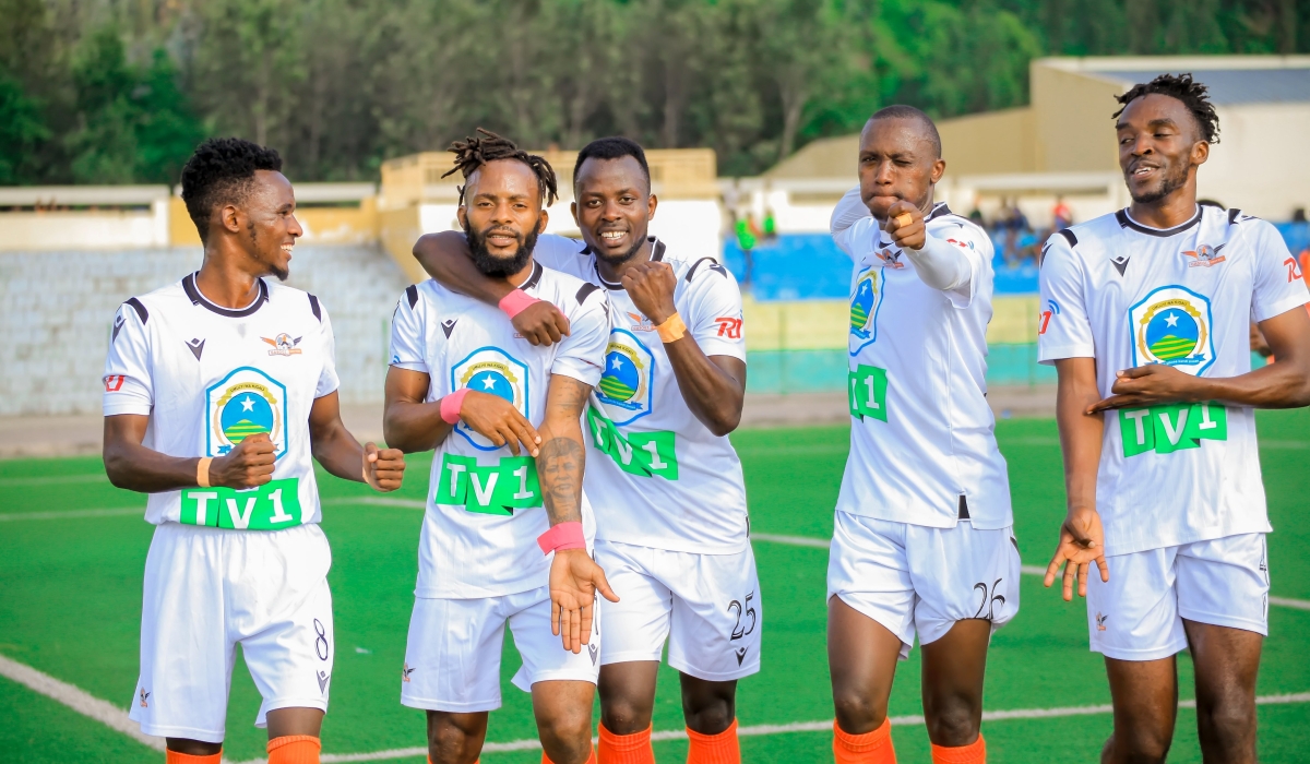 Gasogi United players during a game against Etincelles Fc at Rubavu Stadium. Gasogi was expected to face Rwamagana City FC during Peace Cup, but they prematurely withdraw from the competition. File 